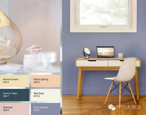 PPG公布2017年色彩流行趨勢(shì) 四個(gè)主題各有精彩