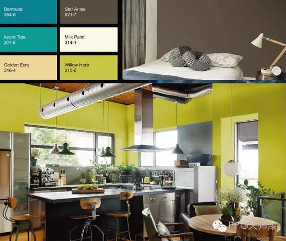 PPG公布2017年色彩流行趨勢(shì) 四個(gè)主題各有精彩